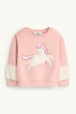 Unicorn - bluză de molton - aspect lucios