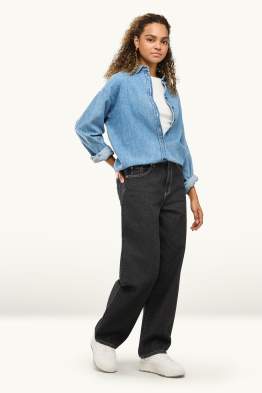 Barrel jeans - mid waist