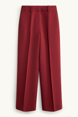 Pantalon de bureau - high waist - straight fit