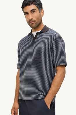 Polo - relaxed fit - à rayures