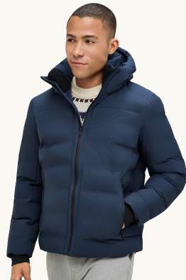 Steppjacke mit Kapuze - gefüttert