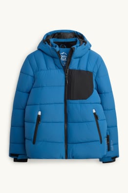 Veste de ski à capuche - doublée - déperlante