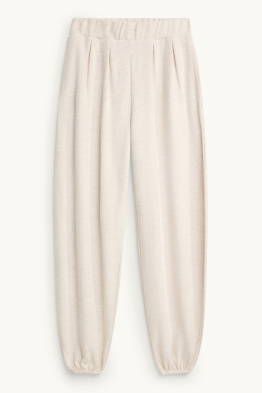 Pantalon de jogging - finition côtelée