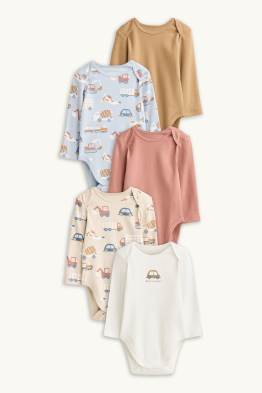 Multipack 5er - Fahrzeug - Baby-Body