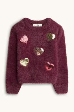 Cœur - pull - finition brillante