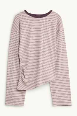 Samarreta de màniga llarga - slim fit - de ratlles
