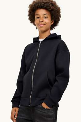 Sweatshirt with zipper