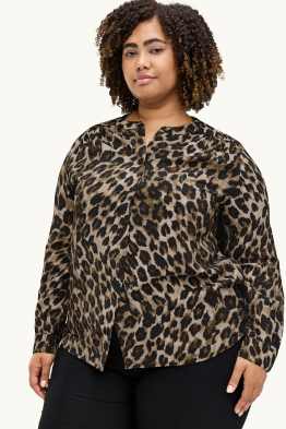 Blusa - stampa leopardata