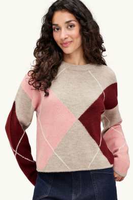 Pullover - kariert