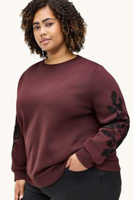 Sweatshirt - bestickt
