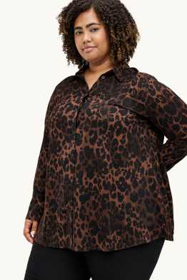 Bluse - Leo-Print