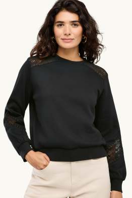 Sweatshirt - Broderie Anglaise