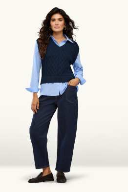 Barrel jeans - high waist
