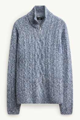 Jumper - cable knit pattern