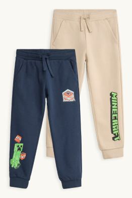 Lot de 2 - Minecraft - pantalon de jogging
