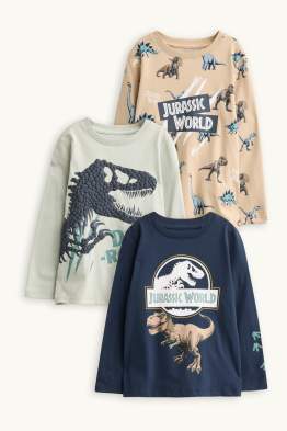 Multipack of 3 - Jurassic World - long sleeve top
