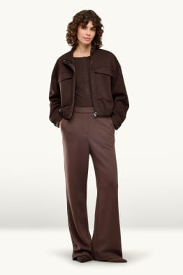 Pantaloni de stofă - talie înaltă - relaxed fit