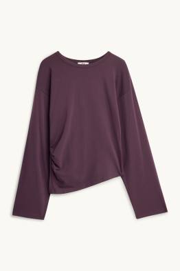 Tricou cu mânecă lungă - slim fit