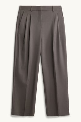 Pantalon - high waist - tapered fit