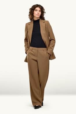 Pantaloni business - vita media - straight fit