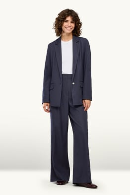 Pantalon de bureau - high waist - wide leg