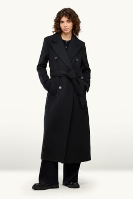 Manteau - laine mélangée
