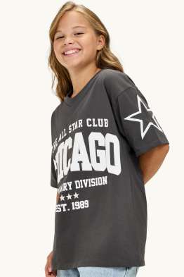 Chicago - tricou cu mânecă scurtă - supradimensionat