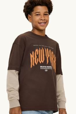 Confezione da 3 - maglia a maniche lunghe