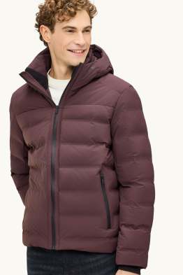 Doudoune de sport avec capuche - doublée
