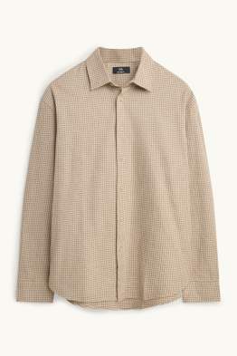 Chemise - relaxed fit - col kent - à carreaux