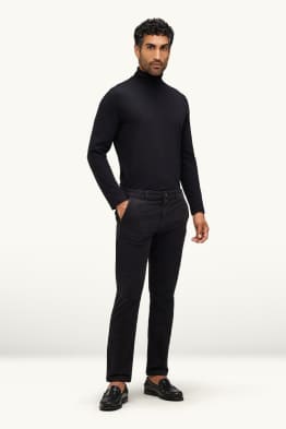 Chino din catifea reiată - slim fit - structurați