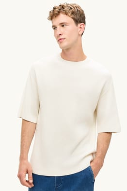 Samarreta de màniga curta de punt de mitja - relaxed fit