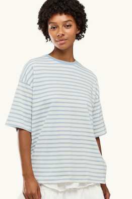 Samarreta de mànigues curtes - oversized - de ratlles