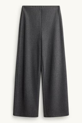 Gebreide joggingbroek - geribd