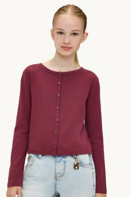 Set van 2 - vest - geribd