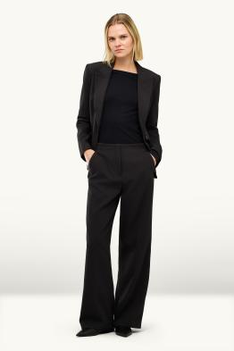 Business-broek - high waist - wide leg