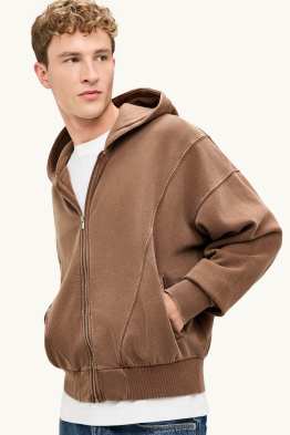 Sweatvest met capuchon