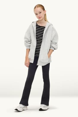 Confezione da 2 - leggings svasati - a coste