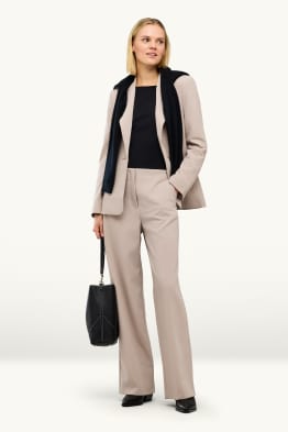 Business-Hose - High Waist - Wide Leg