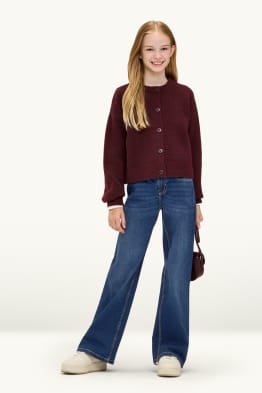 Wide leg jeans