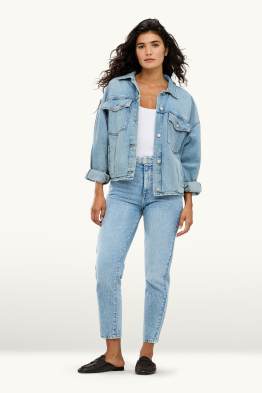Mom jeans - high waist - LYCRA®