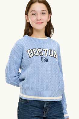 Boston - jumper - cable knit pattern