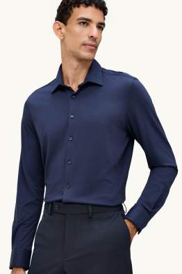 Businesshemd - Slim Fit - Button-under - Flex - bügelleicht