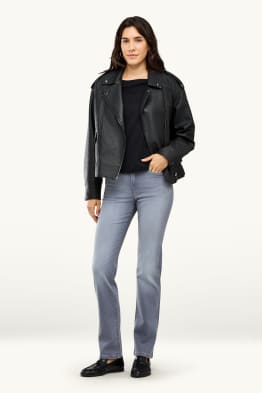 Straight jeans - talie medie