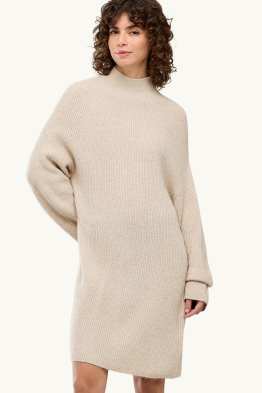Strickkleid - Straight Fit - gerippt