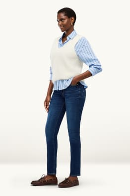 Slim jeans - mid waist - shaping jeans - LYCRA®