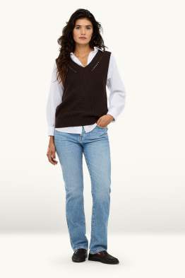 Straight jeans - high waist