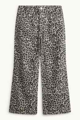 Bootcut jean - à motif