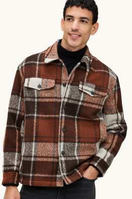 Sobrecamisa - relaxed fit - Kent - de quadres