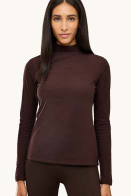 Thermal fleece long sleeve top - regular fit